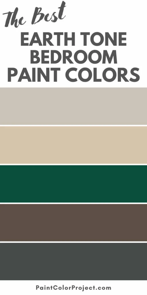 best Earth tone bedroom paint colors