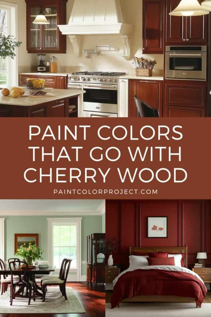 best paint colors that go with cherry wood