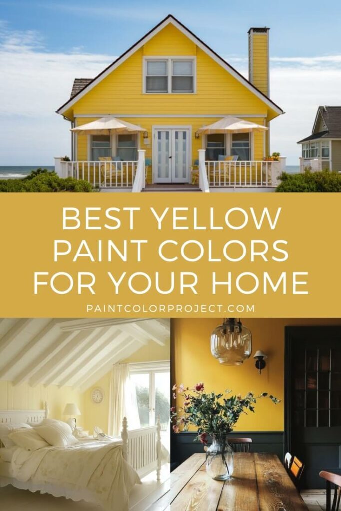 best yellow paint colors for your home