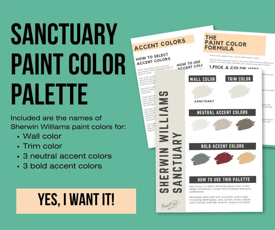 Sherwin Williams Sanctuary Color Palette