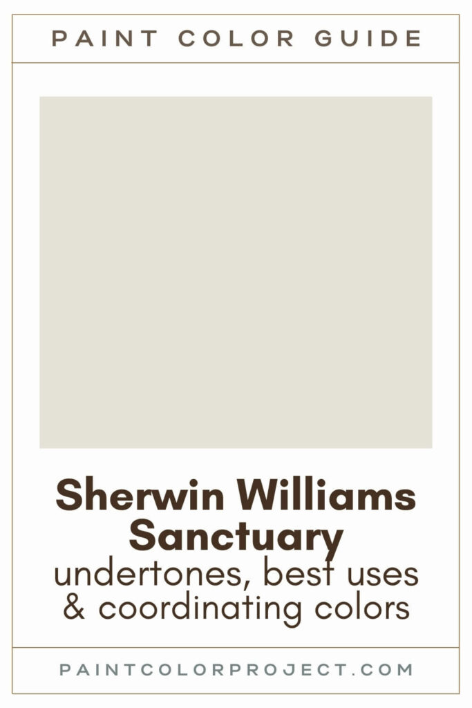 Sherwin Williams Sanctuary Paint Color Guide