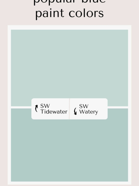 Sherwin Williams Tidewater vs Watery