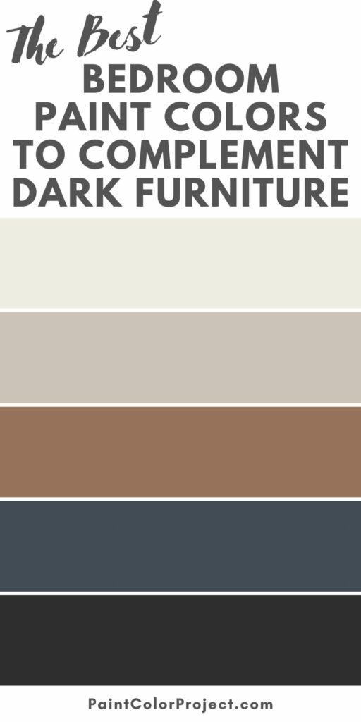 bedroom paint colors to complement dark furniture