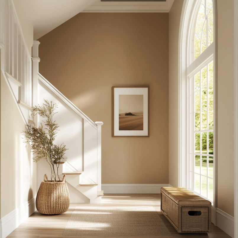 beige entryway