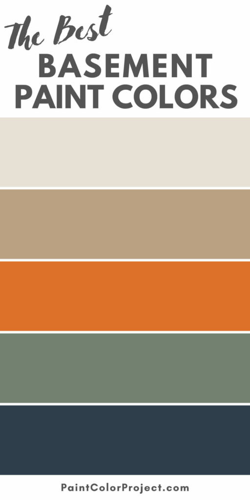 best basement paint colors