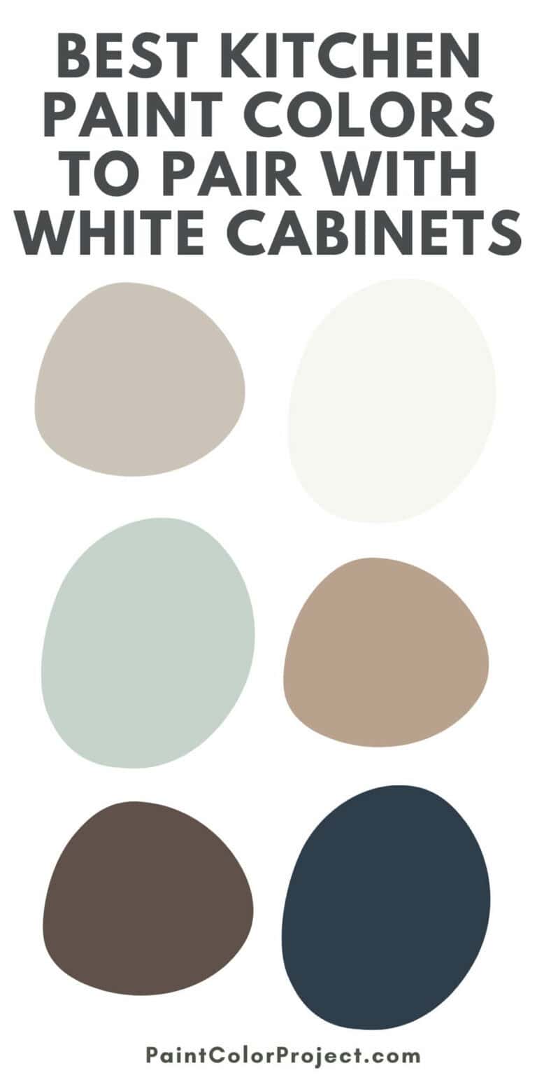 Best Kitchen Paint Colors to Pair with White Cabinets - The Paint Color ...