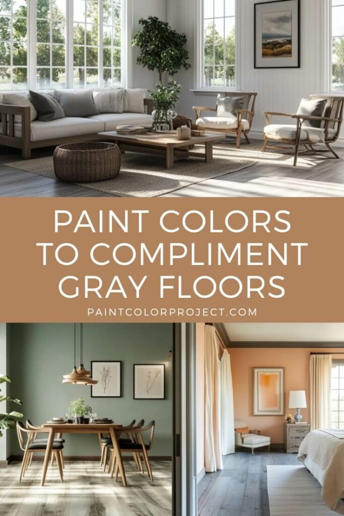 paint colors to compliment gray floors