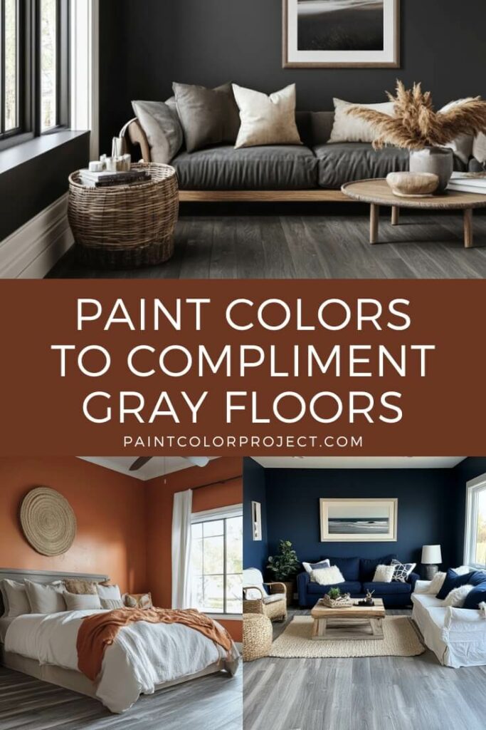 paint colors to compliment gray floors