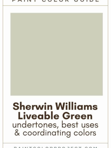 Sherwin Williams Liveable Green Paint Color Guide