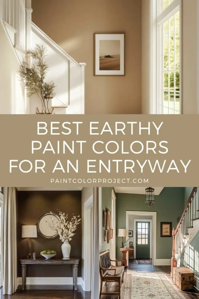 best earthy paint colors for an entryway