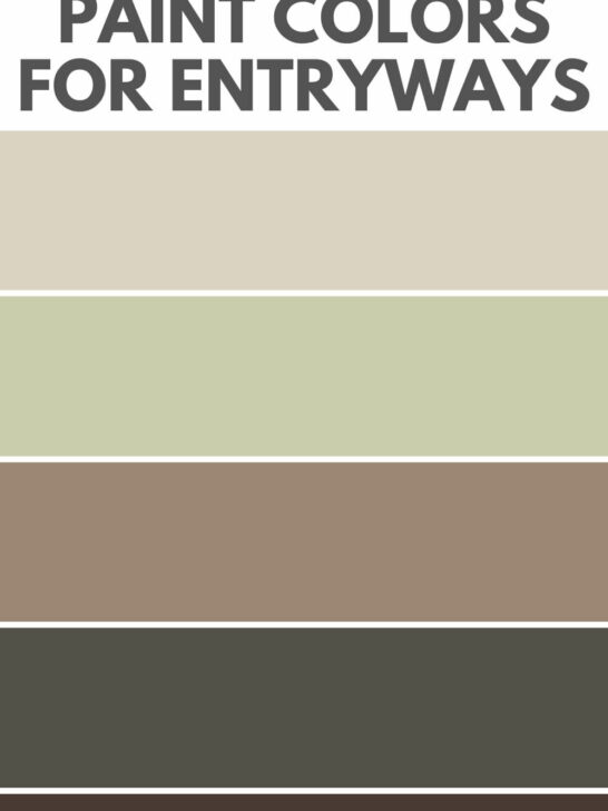 best earthy paint colors for an entryway