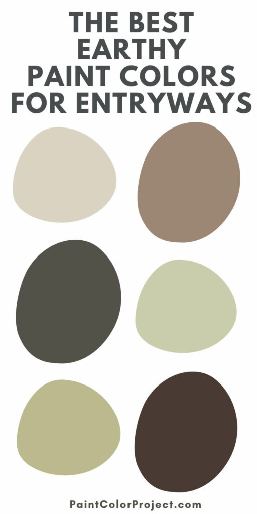 best earthy paint colors for an entryway