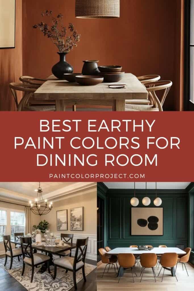 best earthy paint colors for dining room