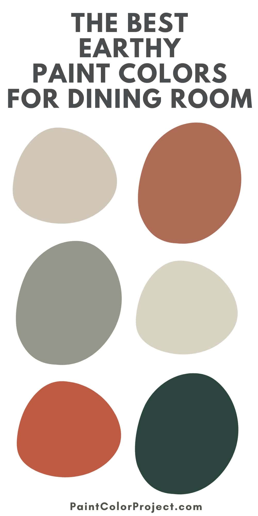 best earthy paint colors for dining room