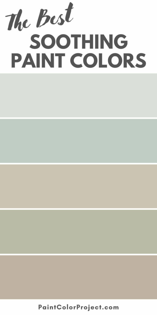 best soothing paint colors