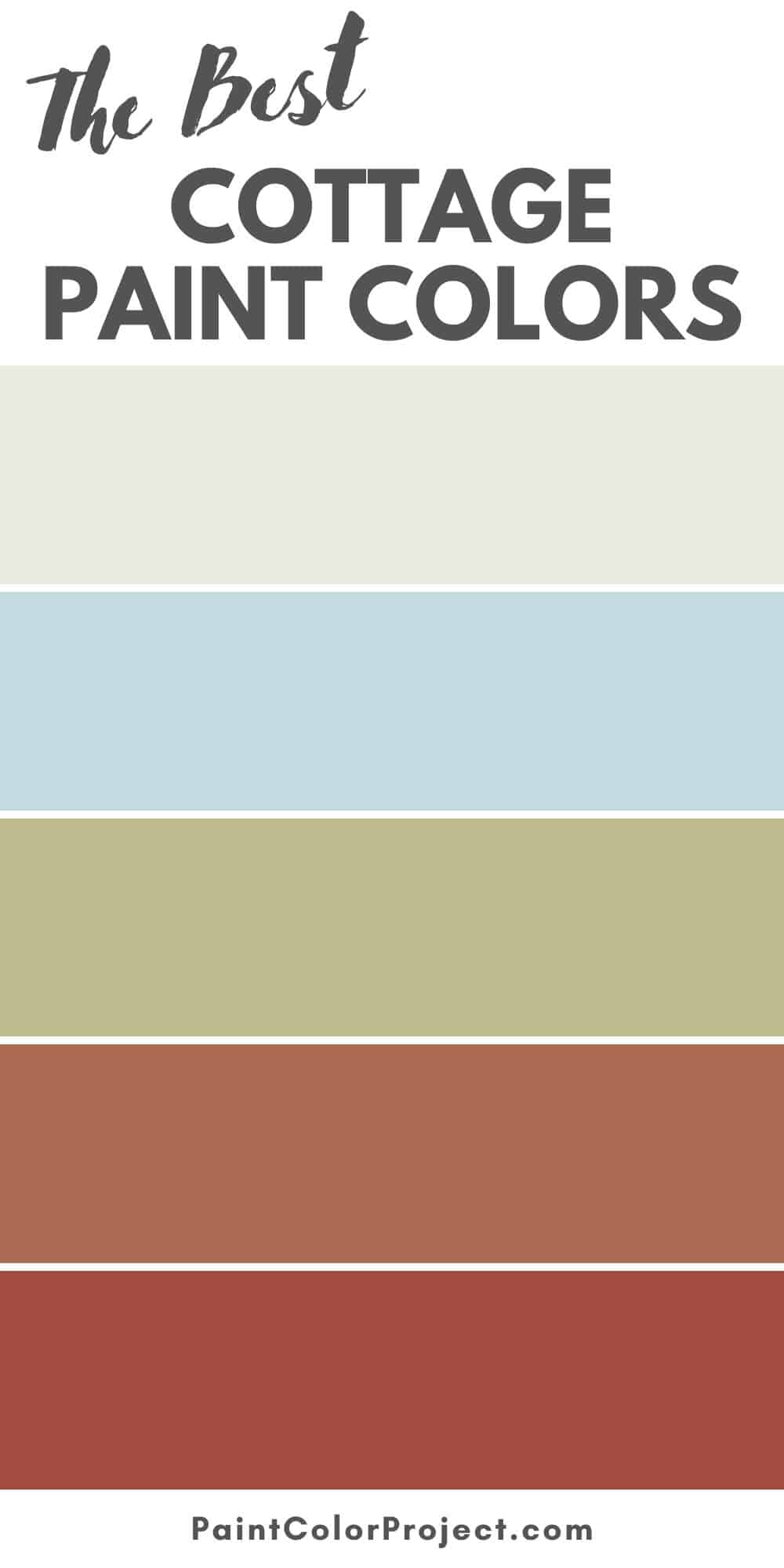 best cottage paint colors