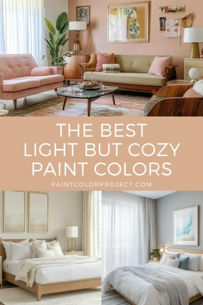 best light but cozy paint colors