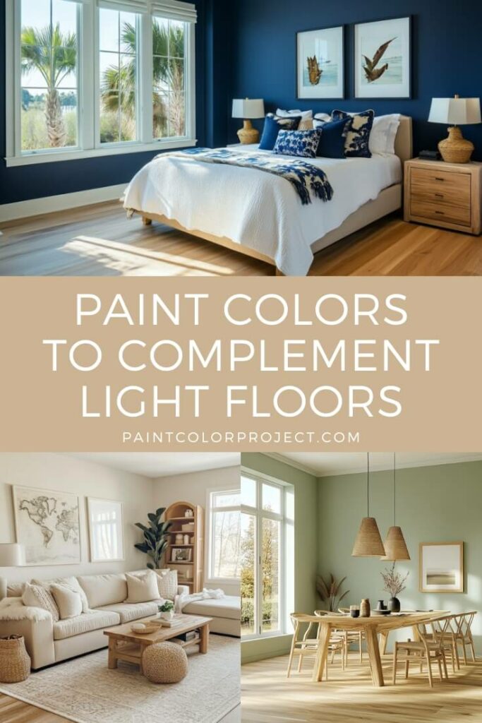 best paint colors to complement light floors