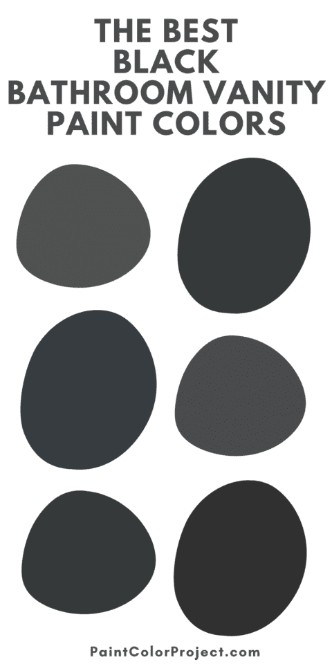 Best Black Bathroom Vanity Paint Colors for a Sleek, Modern Look - The ...