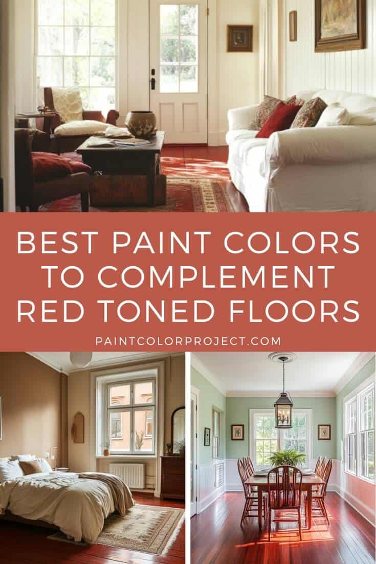 paint colors to complement red toned floors