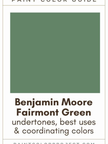 Benjamin Moore Fairmont Green Paint Color Guide