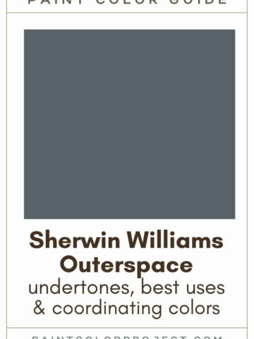 Sherwin Williams Outerspace Paint Color Guide