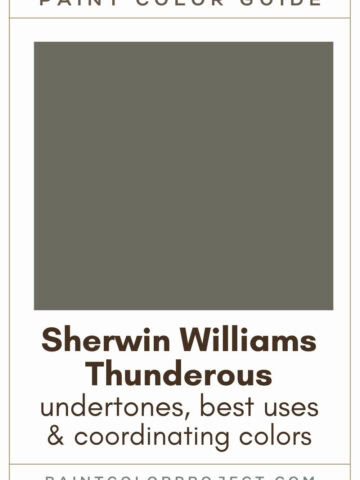 Sherwin Williams Thunderous Paint Color Guide