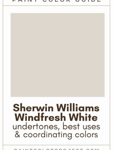 Sherwin Williams Windfresh White Paint Color Guide