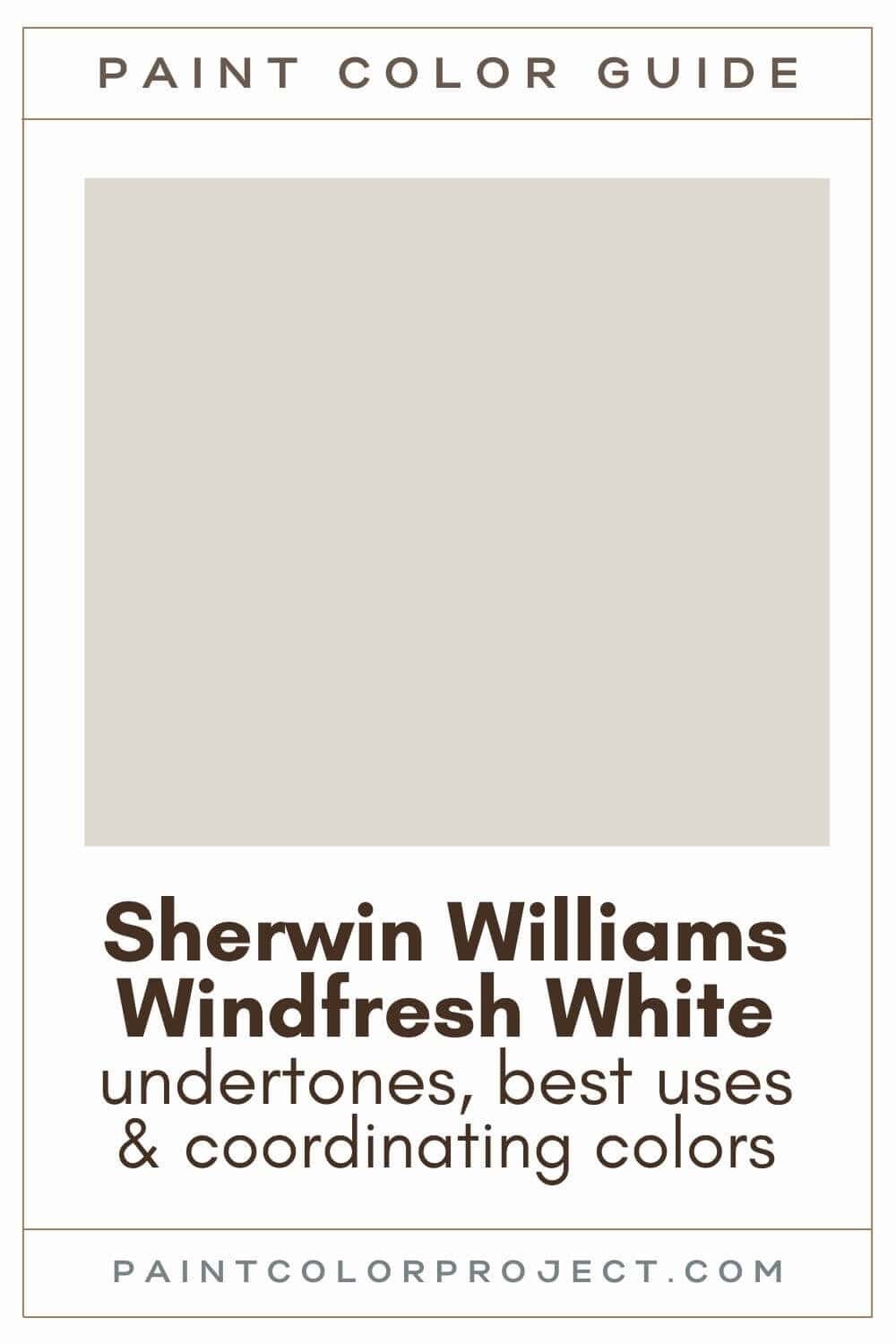 Sherwin Williams Windfresh White Paint Color Guide