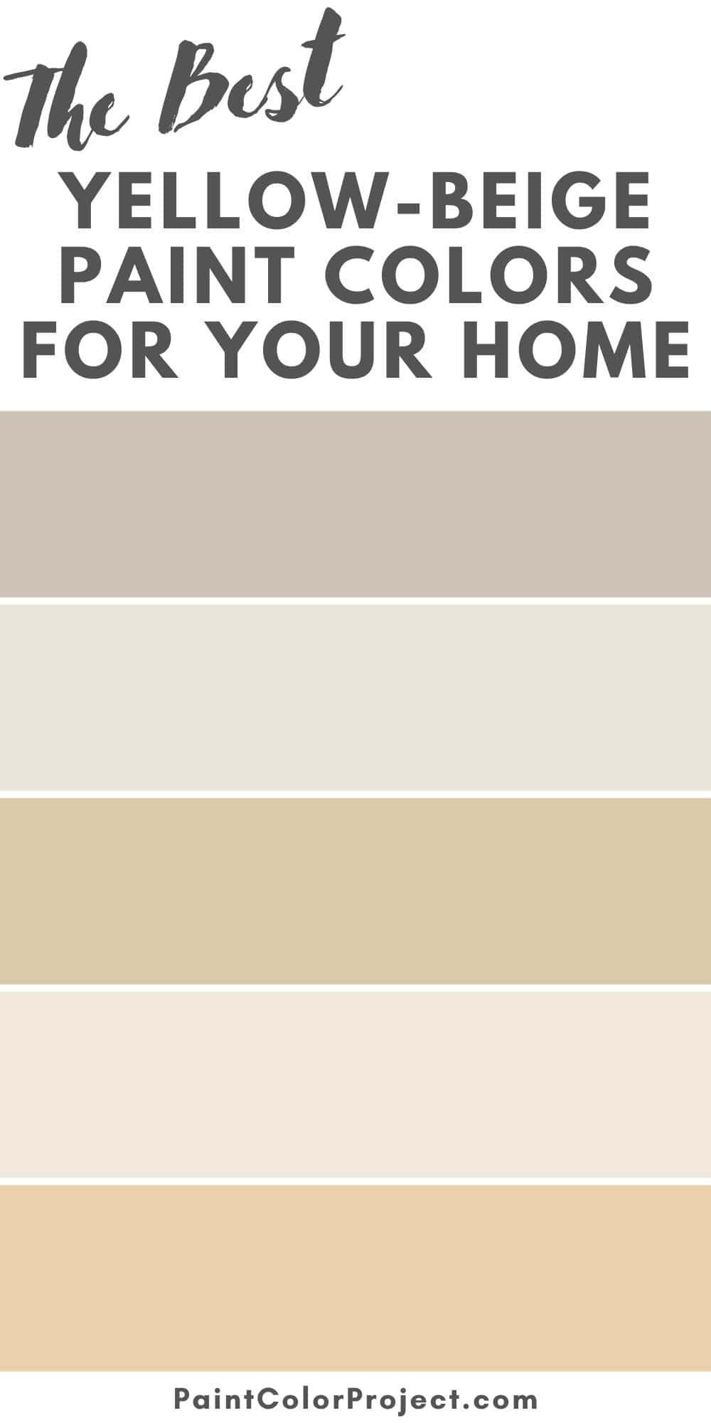 best yellow-beige paint colors