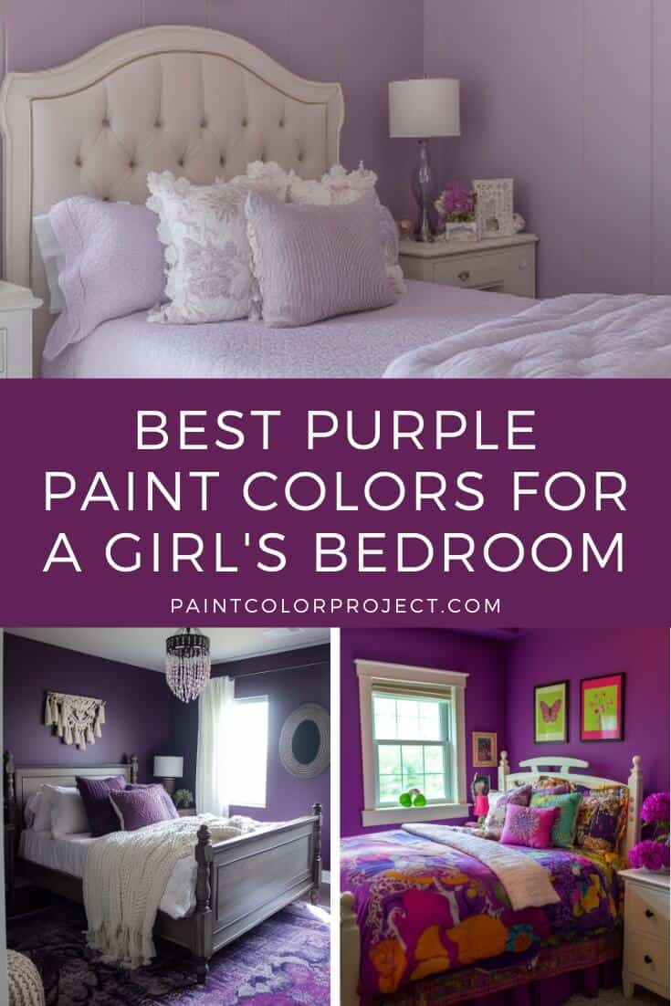 best purple paint colors for a girl’s bedroom