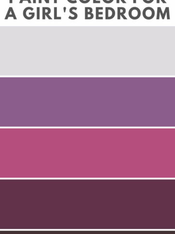 purple paint colors for a girl’s bedroom