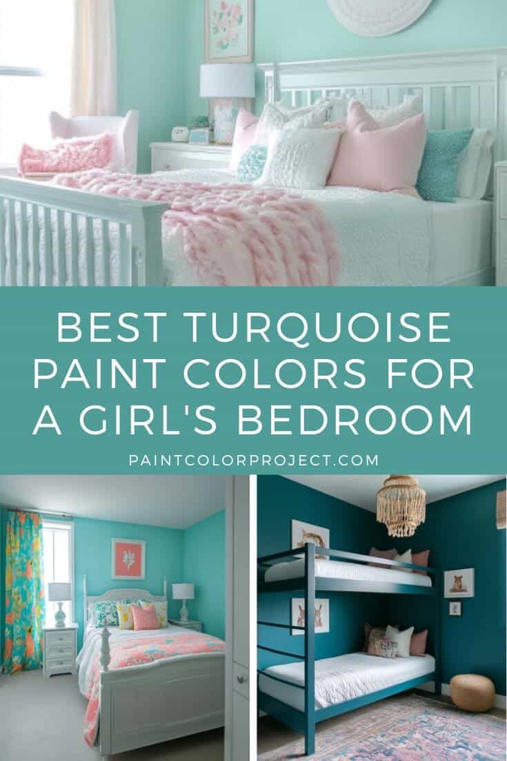 turquoise paint color for a girl's bedroom