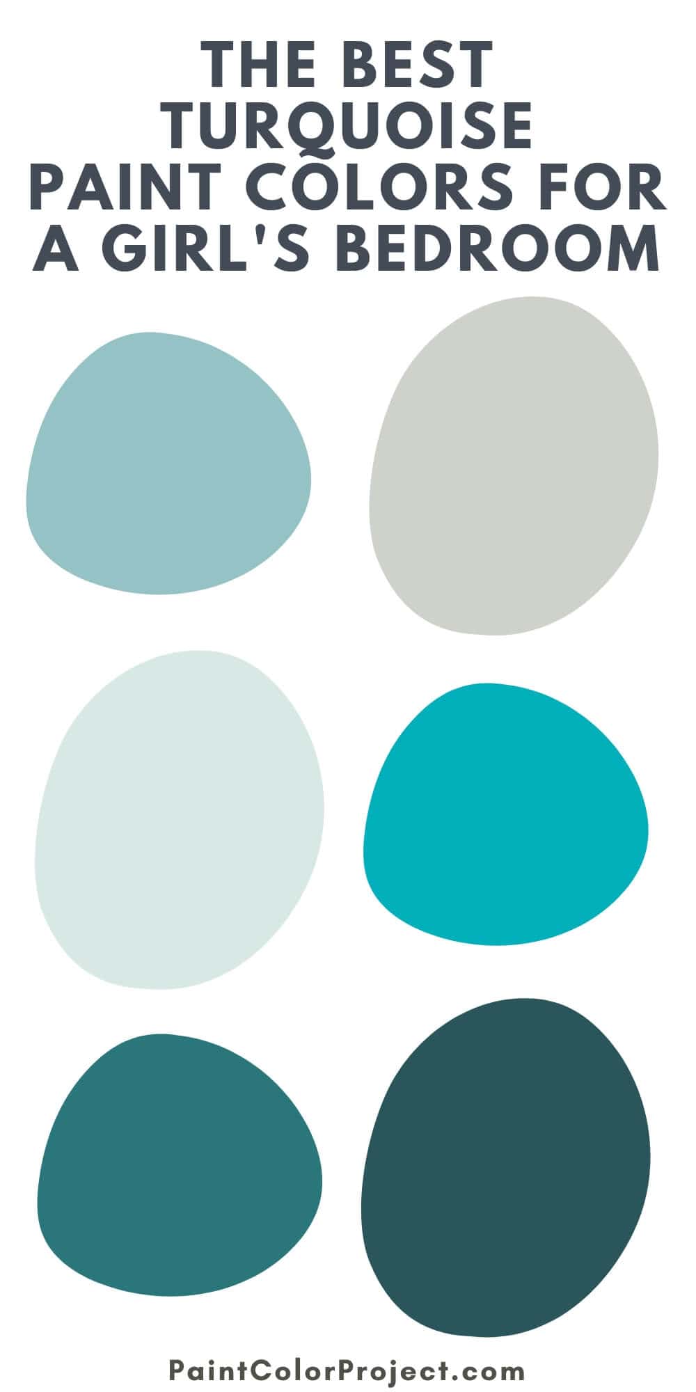 turquoise paint color for a girl's bedroom