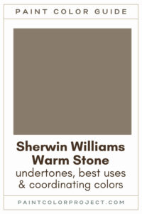 Sherwin Williams Warm Stone Paint Color Guide
