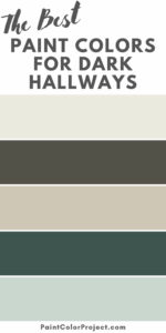 best paint colors for dark hallways