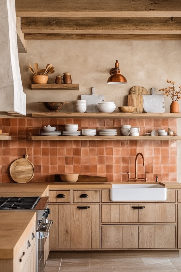 terra cotta kitchen