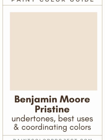 Benjamin Moore Pristine Paint Color Guide