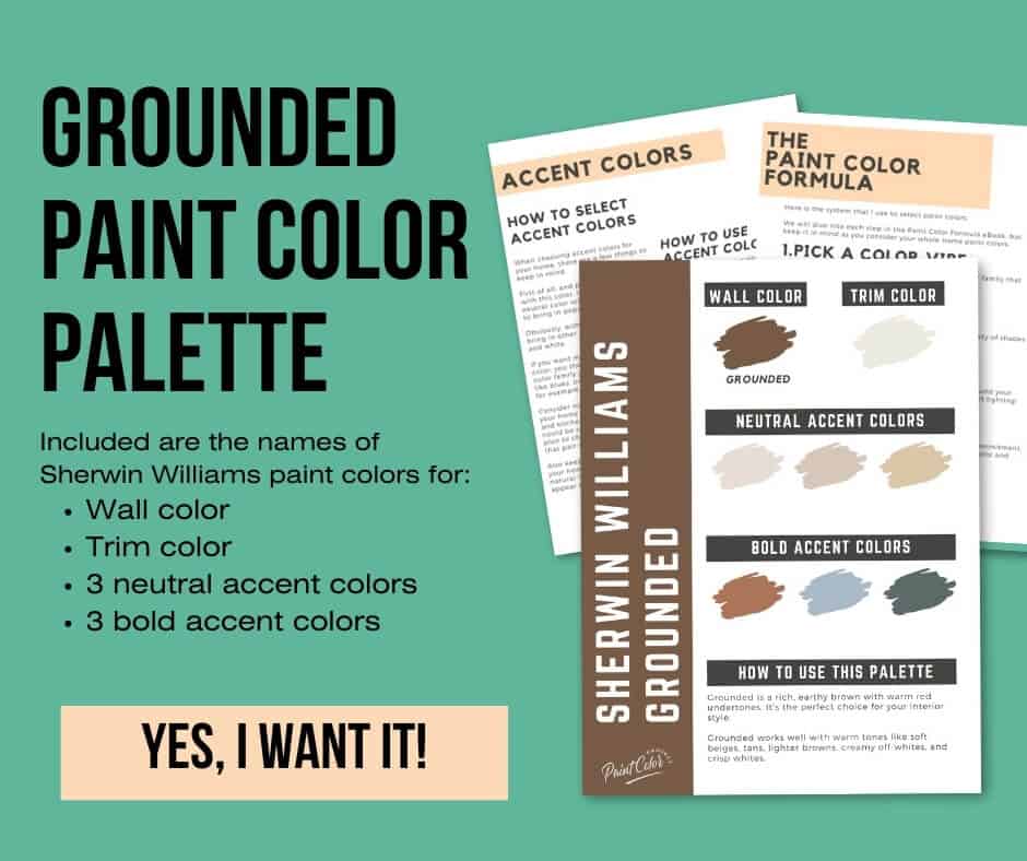 Sherwin Williams Grounded Paint Palette