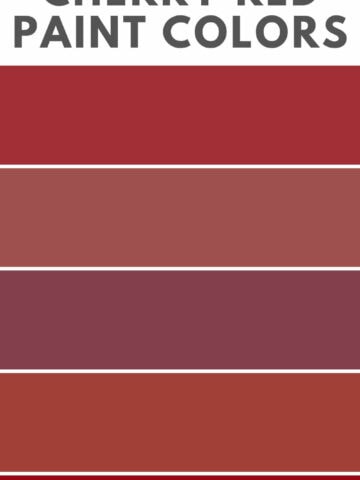 best cherry red paint colors