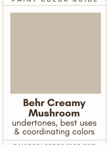 Behr Creamy Mushroom Paint Color Guide