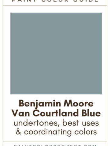 Benjamin Moore Van Courtland Blue Paint Color Guide