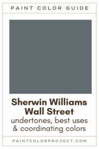 Sherwin Williams Wall Street Paint Color Guide