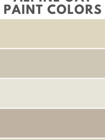 best alpine oat paint colors