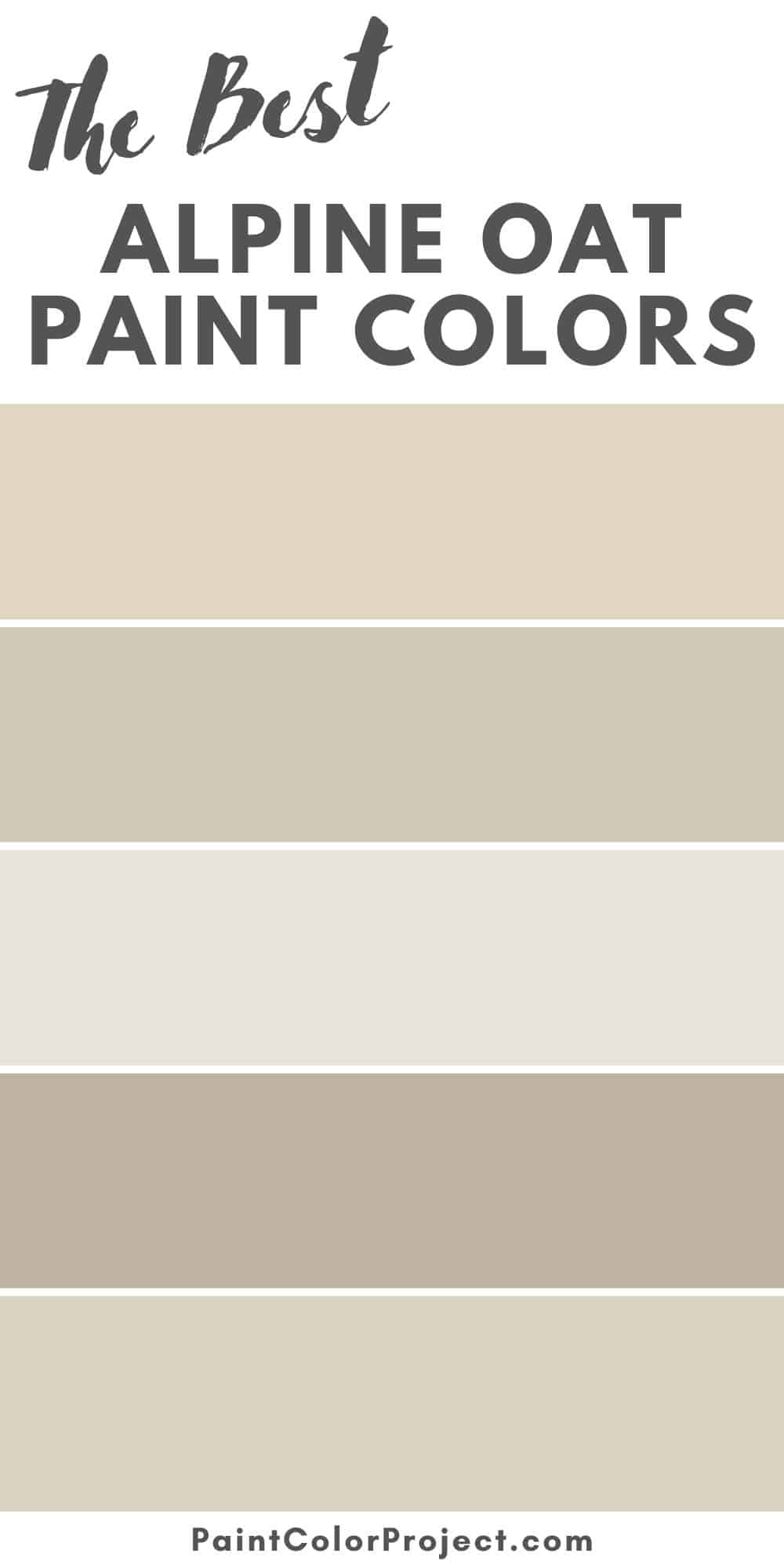 best alpine oat paint colors