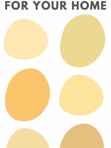 best butter yellow paint colors