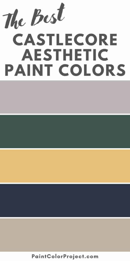 castlecore aesthetic paint colors