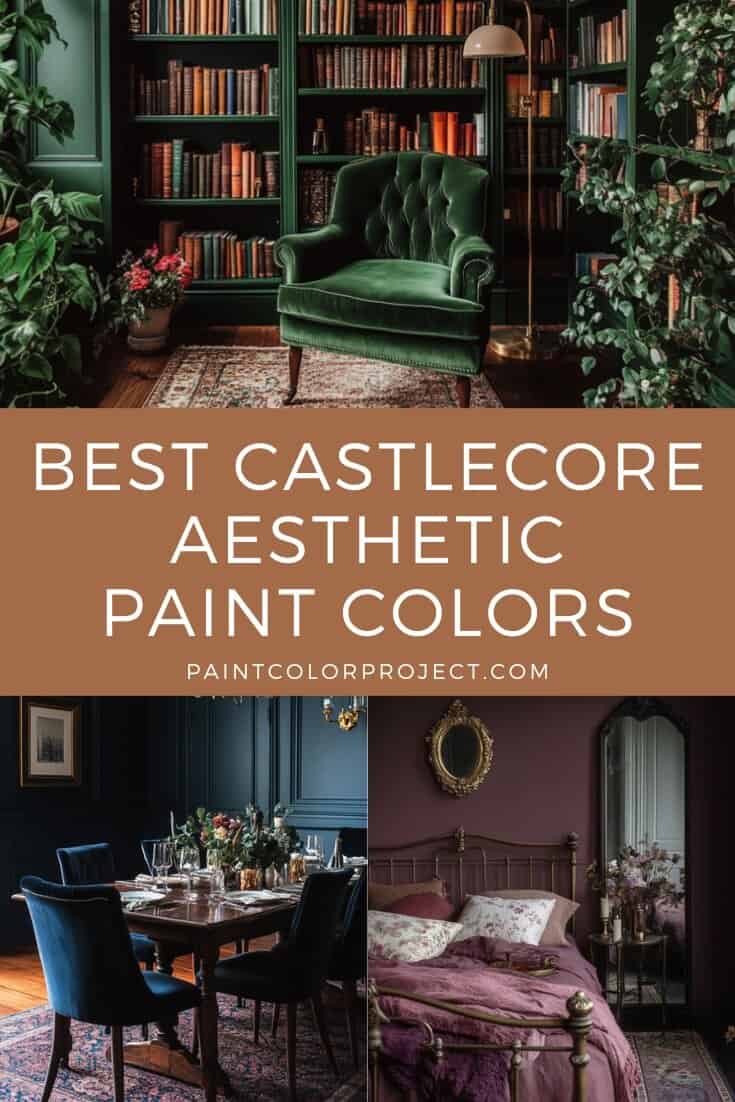 best castlecore aesthetic paint colors