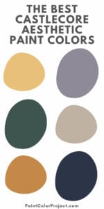 castlecore aesthetic paint colors