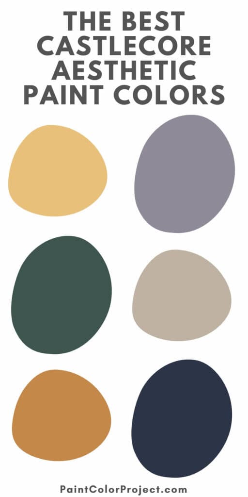 castlecore aesthetic paint colors
